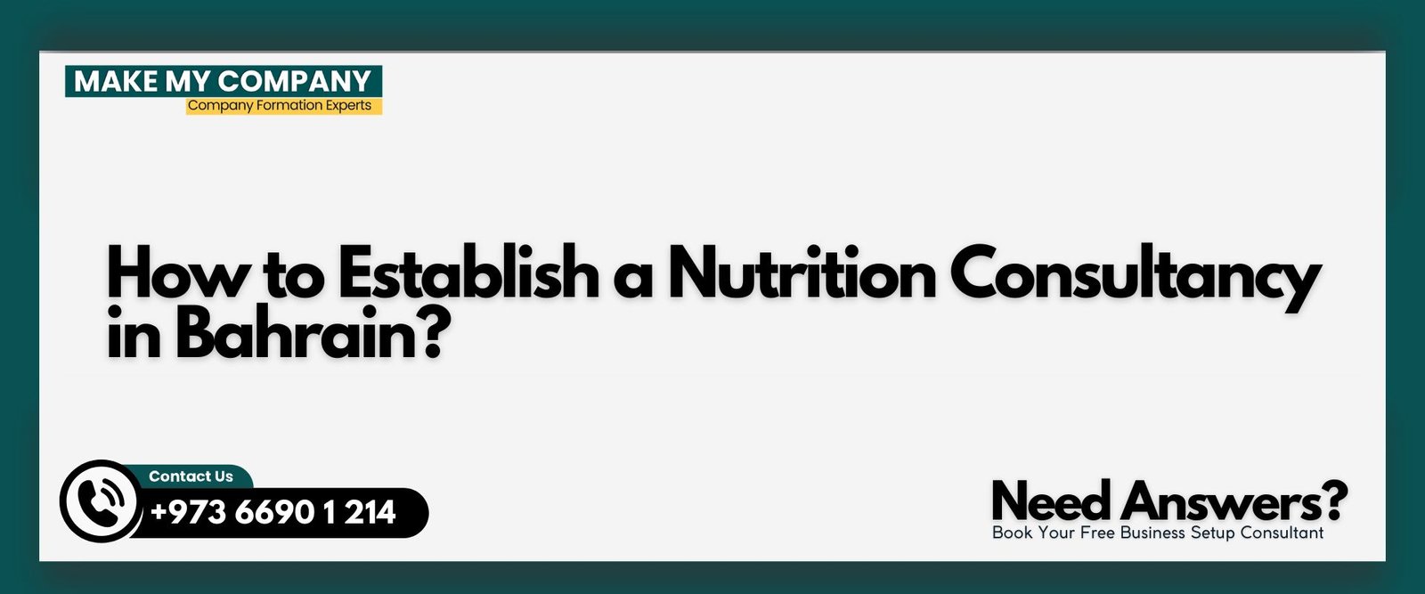 How to Establish a Nutrition Consultancy in Bahrain?