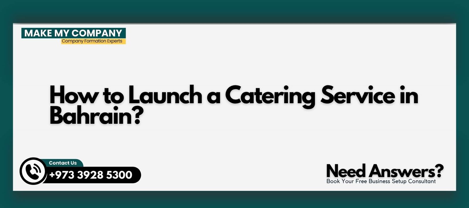 How to Launch a Catering Service in Bahrain How to Launch a Catering Service in Bahrain?