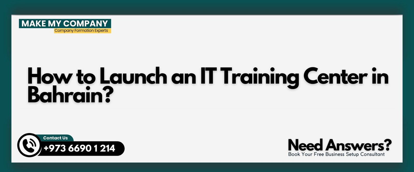 How to Launch an IT Training Center in Bahrain?