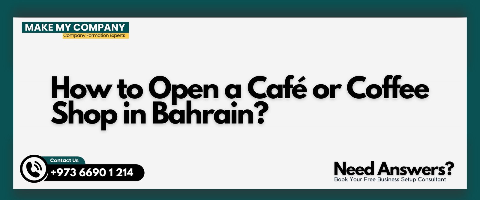 How to Open a Café or Coffee Shop in Bahrain?