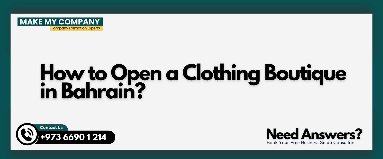 How to Open a Clothing Boutique in Bahrain?
