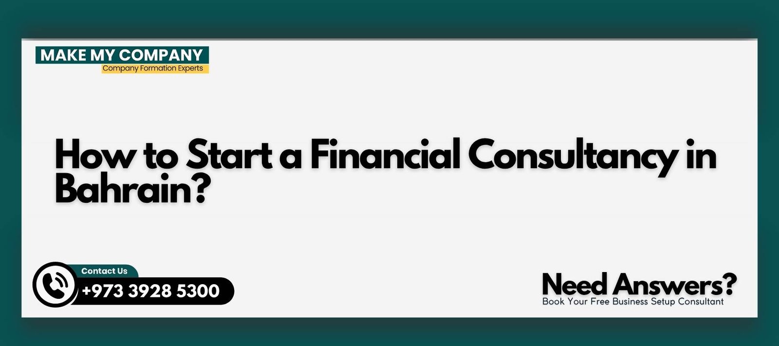 How to Start a Financial Consultancy in Bahrain How to Start a Financial Consultancy in Bahrain?
