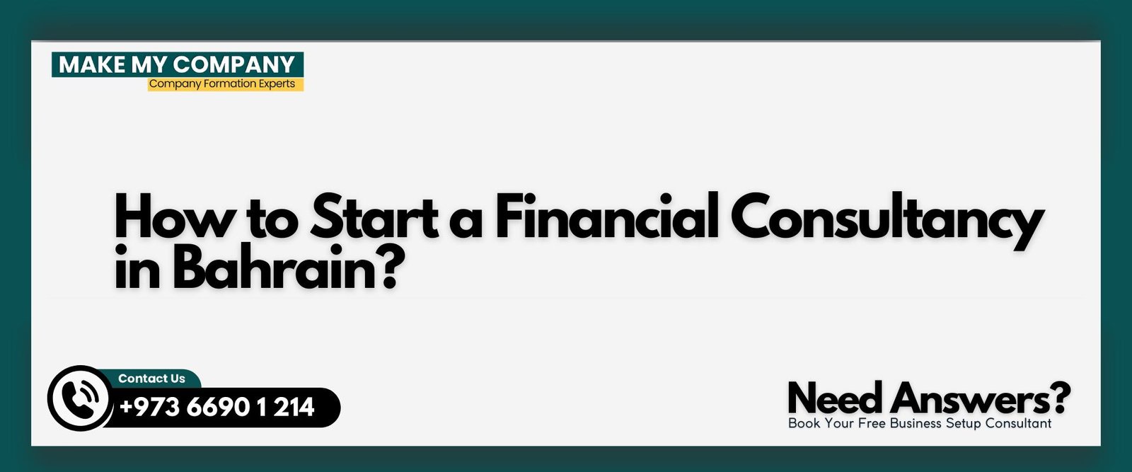 How to Start a Financial Consultancy in Bahrain?
