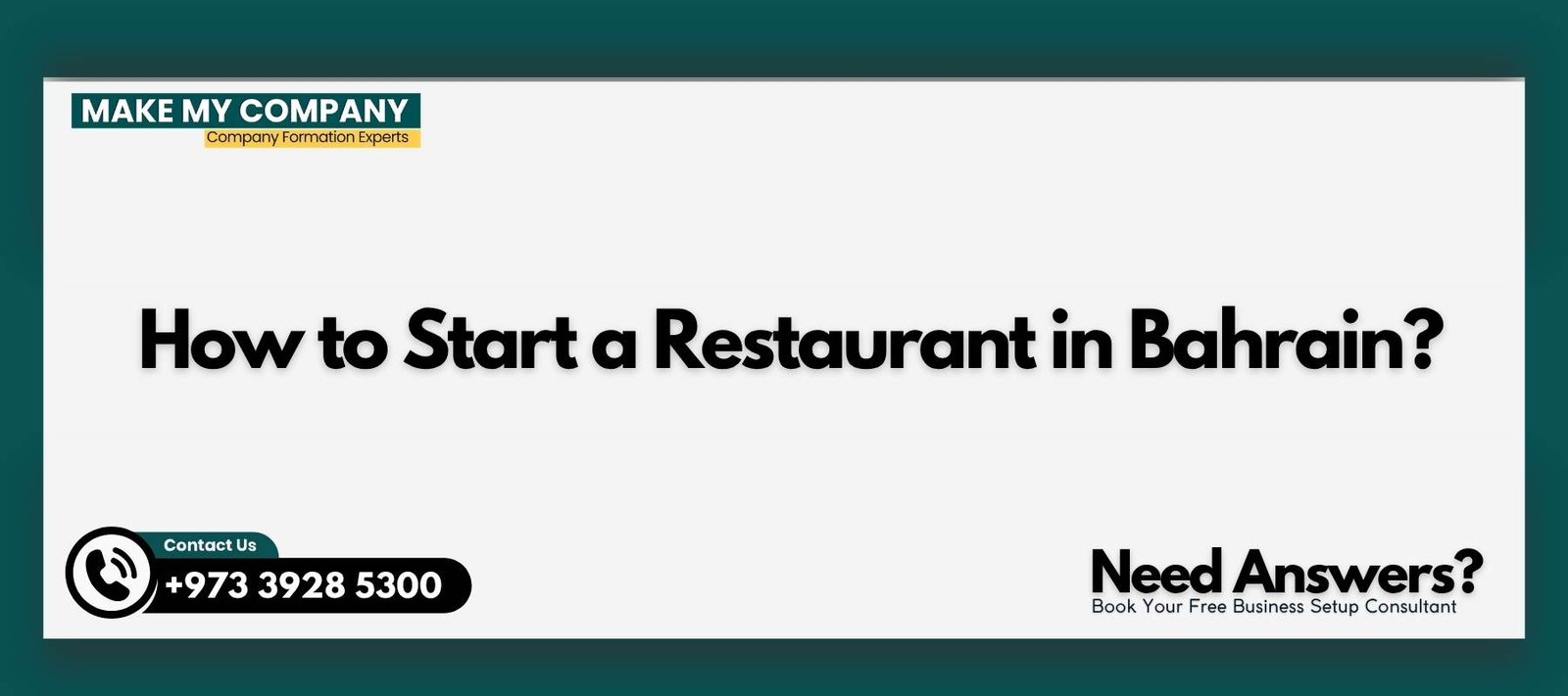 How to Start a Restaurant in Bahrain How to Start a Restaurant in Bahrain?