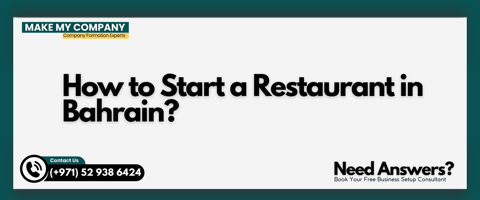 How to Start a Restaurant in Bahrain?