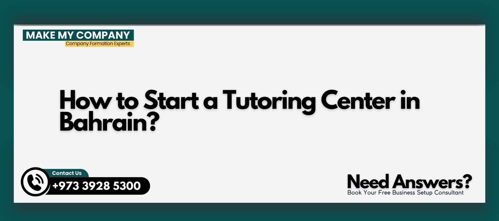 How to Start a Tutoring Center in Bahrain?