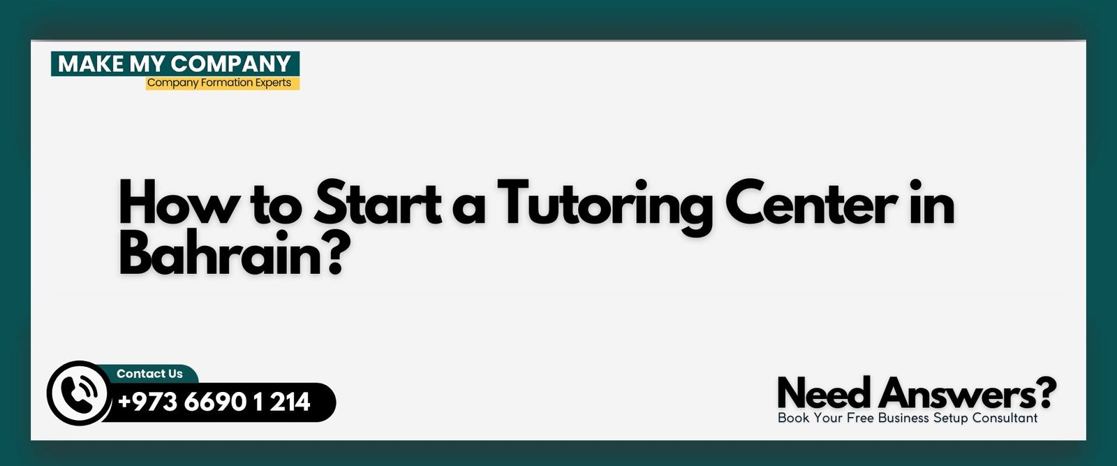 How to Start a Tutoring Center in Bahrain?