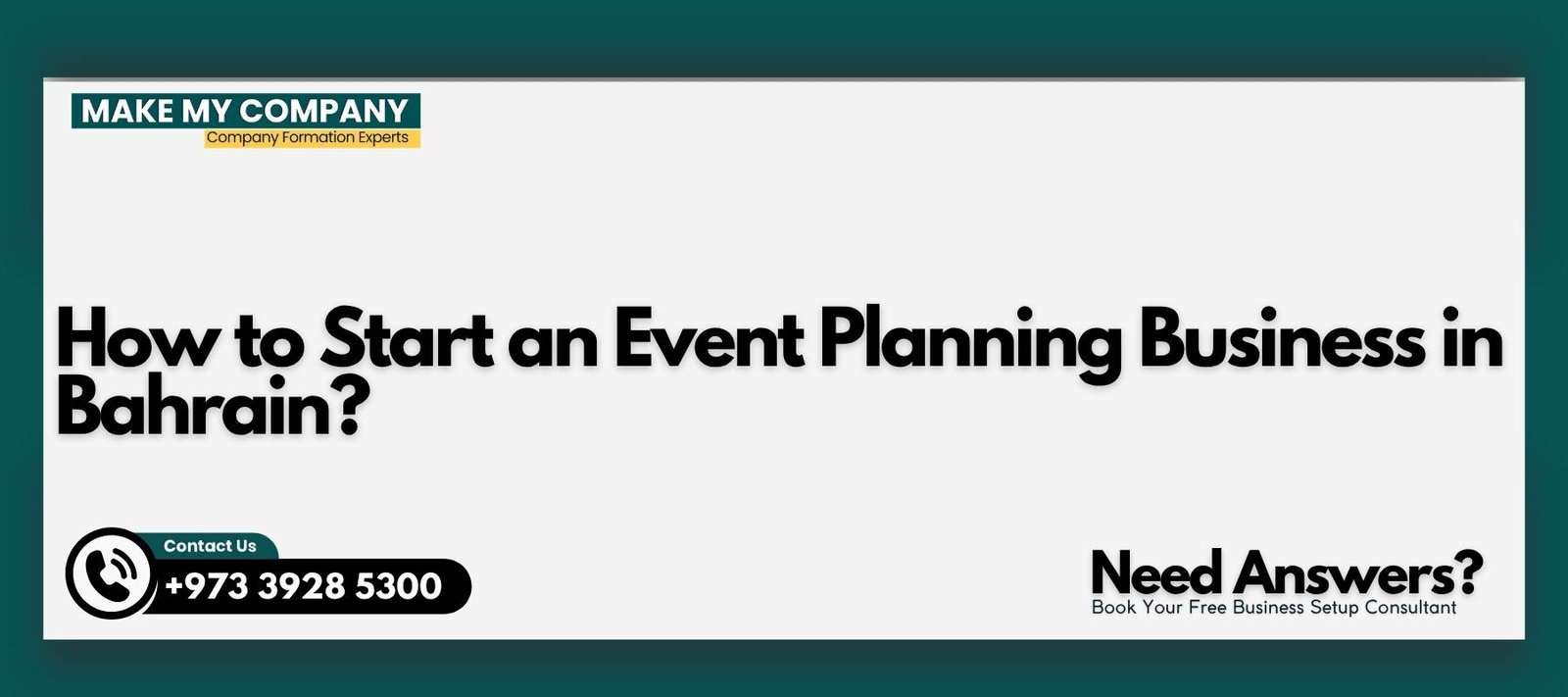 How to Start an Event Planning Business in Bahrain How to Start an Event Planning Business in Bahrain?