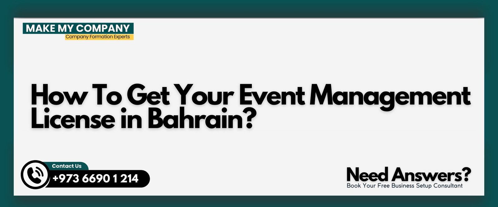 How To Get Your Event Management License in Bahrain How To Get Your Event Management License in Bahrain?