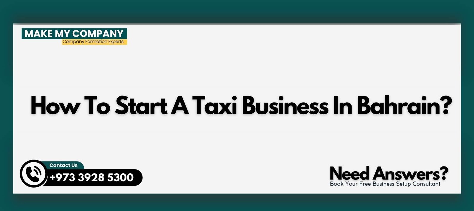 How To Start A Taxi Business In Bahrain How To Start A Taxi Business In Bahrain?
