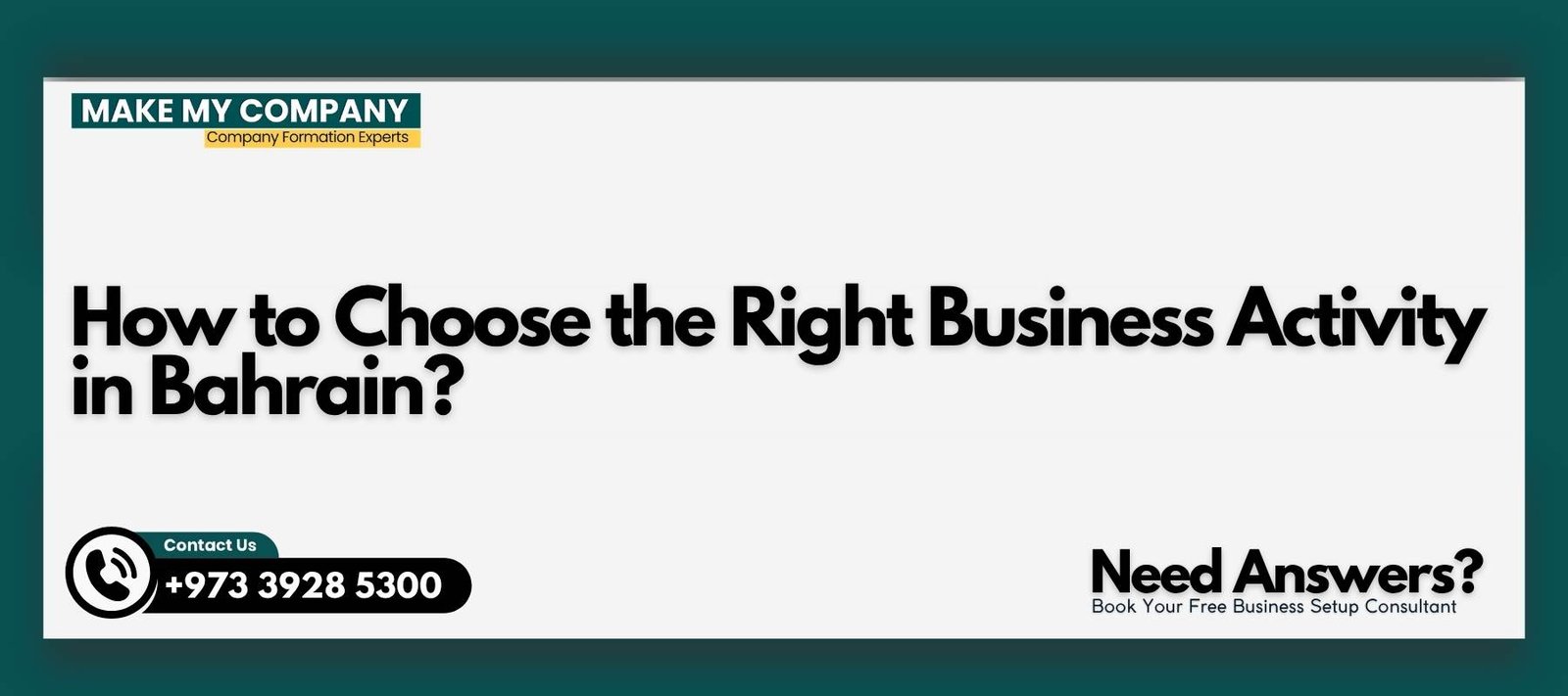 How to Choose the Right Business Activity in Bahrain How to Choose the Right Business Activity in Bahrain?