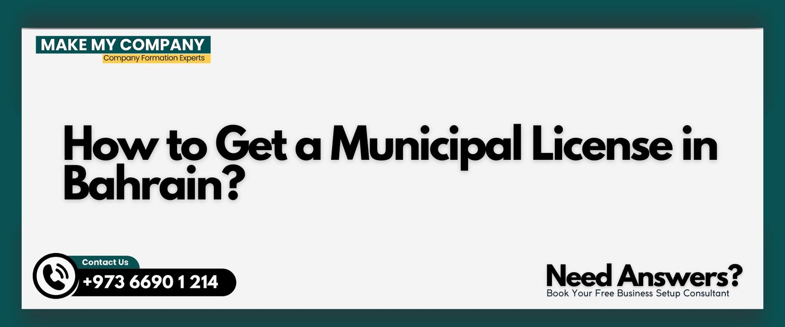 How to Get a Municipal License in Bahrain?