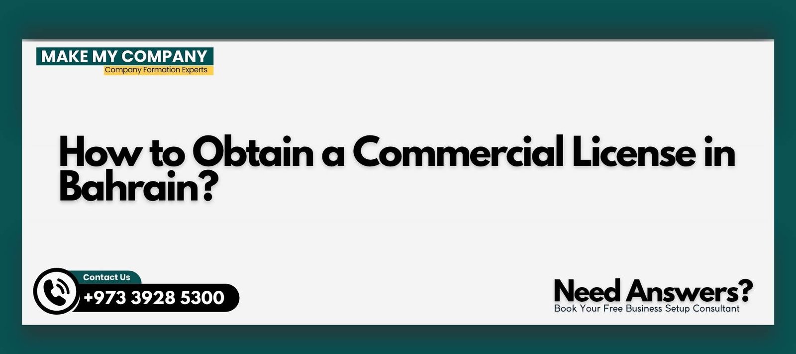 How to Obtain a Commercial License in Bahrain?