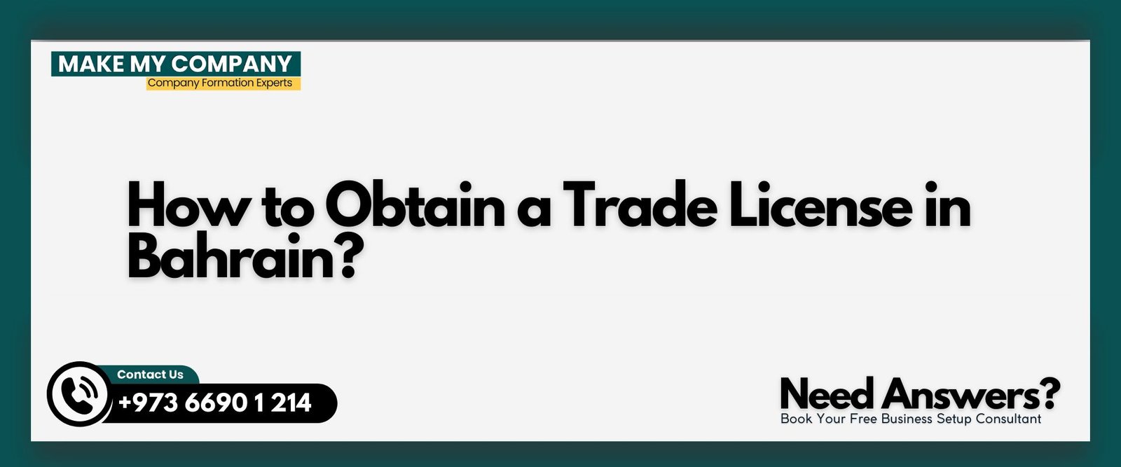 How to Obtain a Trade License in Bahrain?