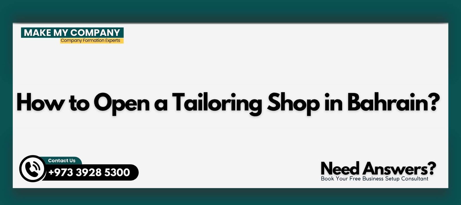 How to Open a Tailoring Shop in Bahrain How to Open a Tailoring Shop in Bahrain?