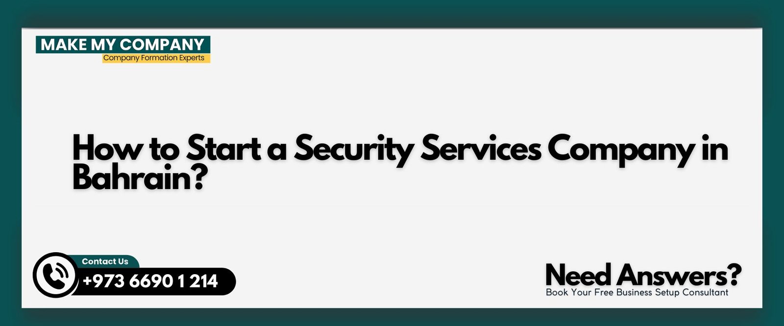 How to Start a Security Services Company in Bahrain How to Start a Security Services Company in Bahrain?