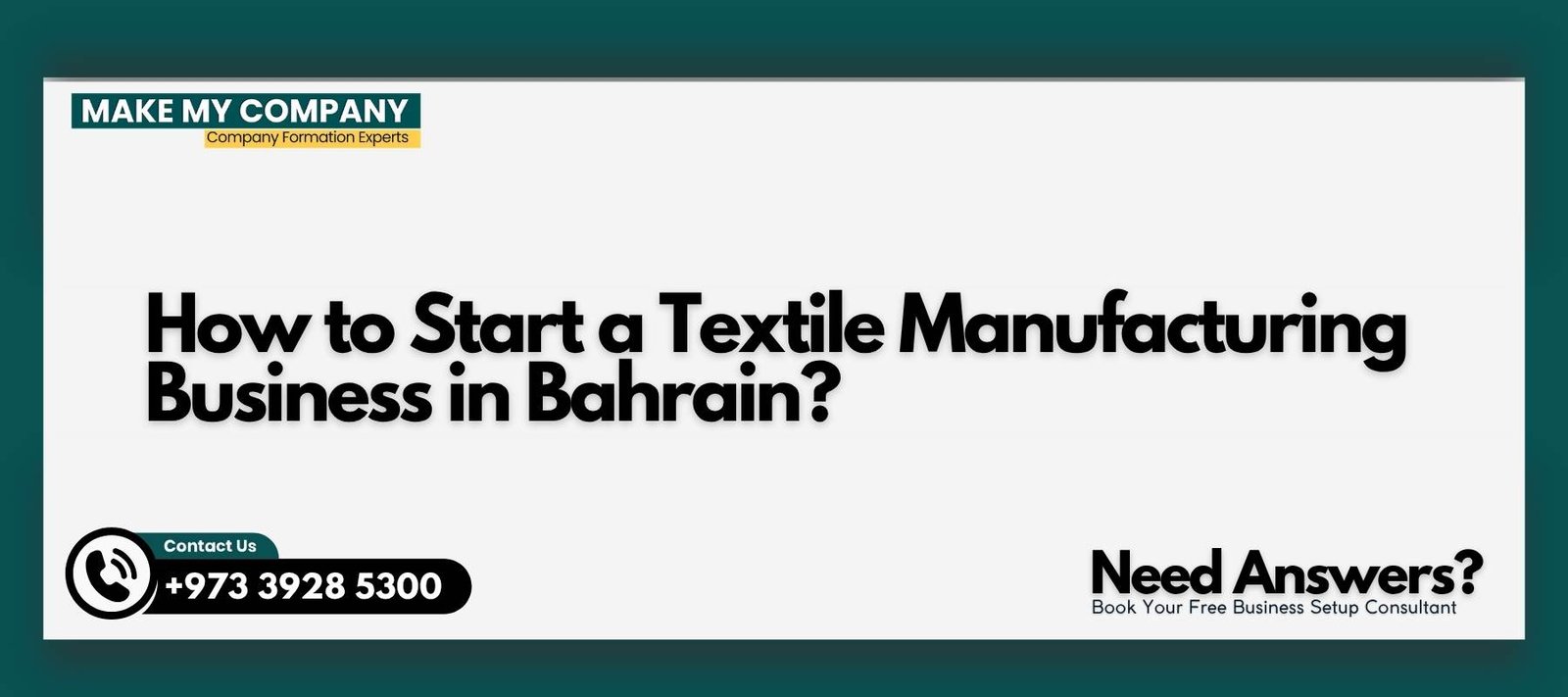 How to Start a Textile Manufacturing Business in Bahrain How to Start a Textile Manufacturing Business in Bahrain?