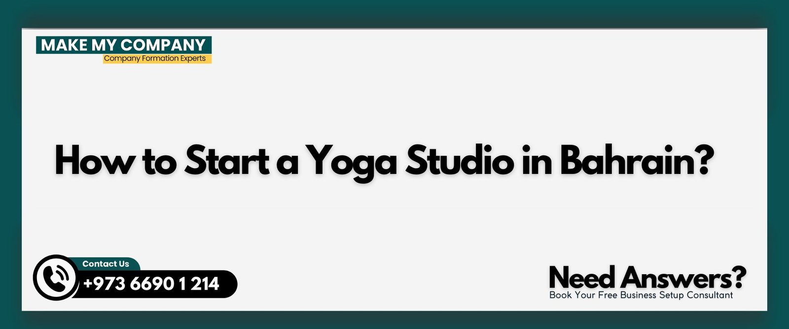 How to Start a Yoga Studio in Bahrain?