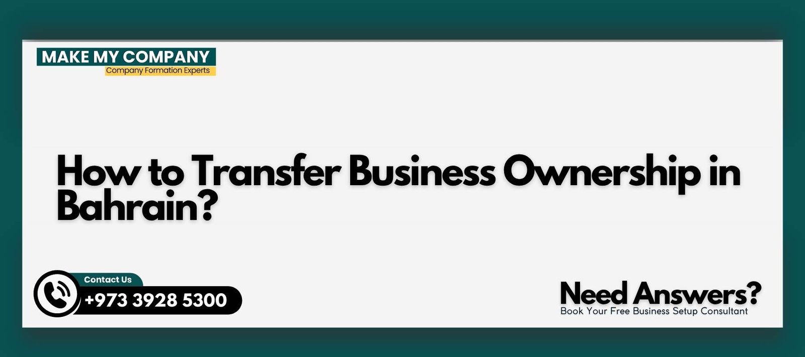 How to Transfer Business Ownership in Bahrain How to Transfer Business Ownership in Bahrain?