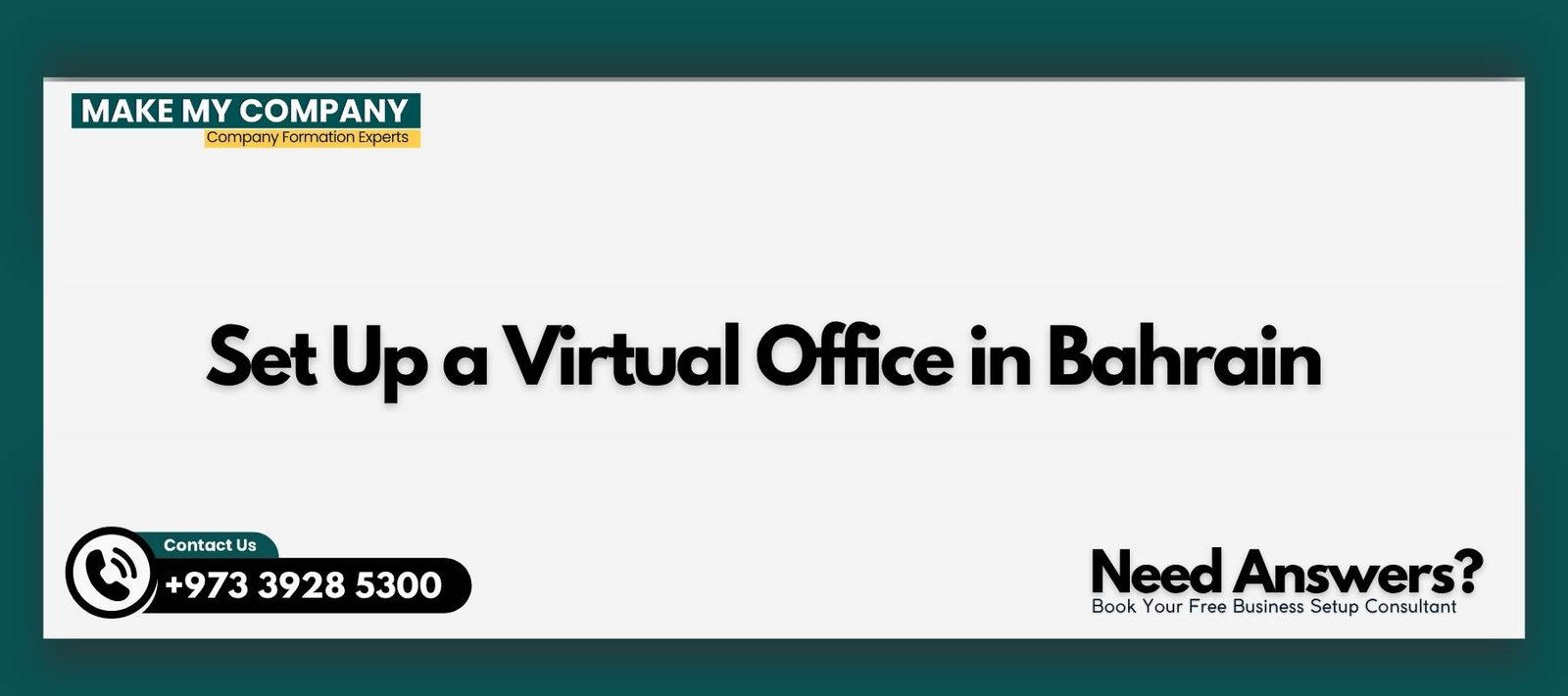 Set Up a Virtual Office in Bahrain Set Up a Virtual Office in Bahrain