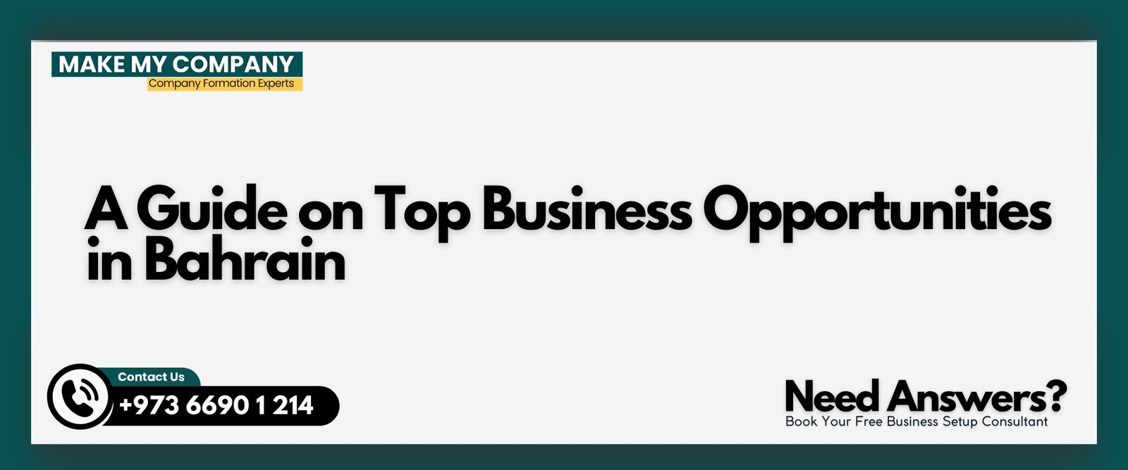 A Guide on Top Business Opportunities in Bahrain A Guide on Top Business Opportunities in Bahrain