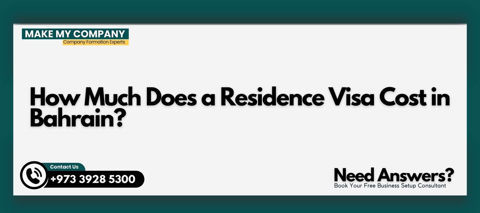 How Much Does a Residence Visa Cost in Bahrain?