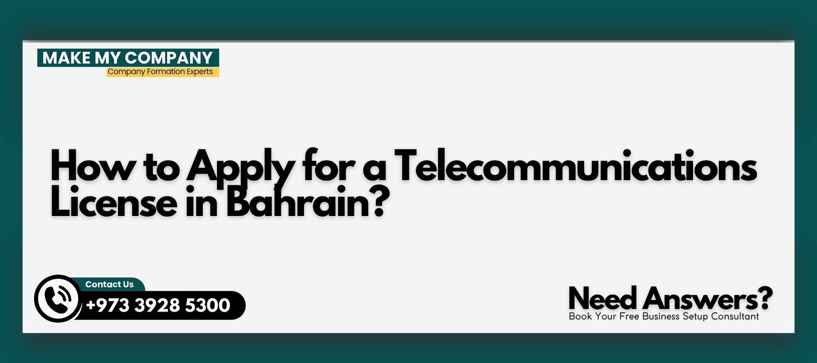 How to Apply for a Telecommunications License in Bahrain How to Apply for a Telecommunications License in Bahrain?