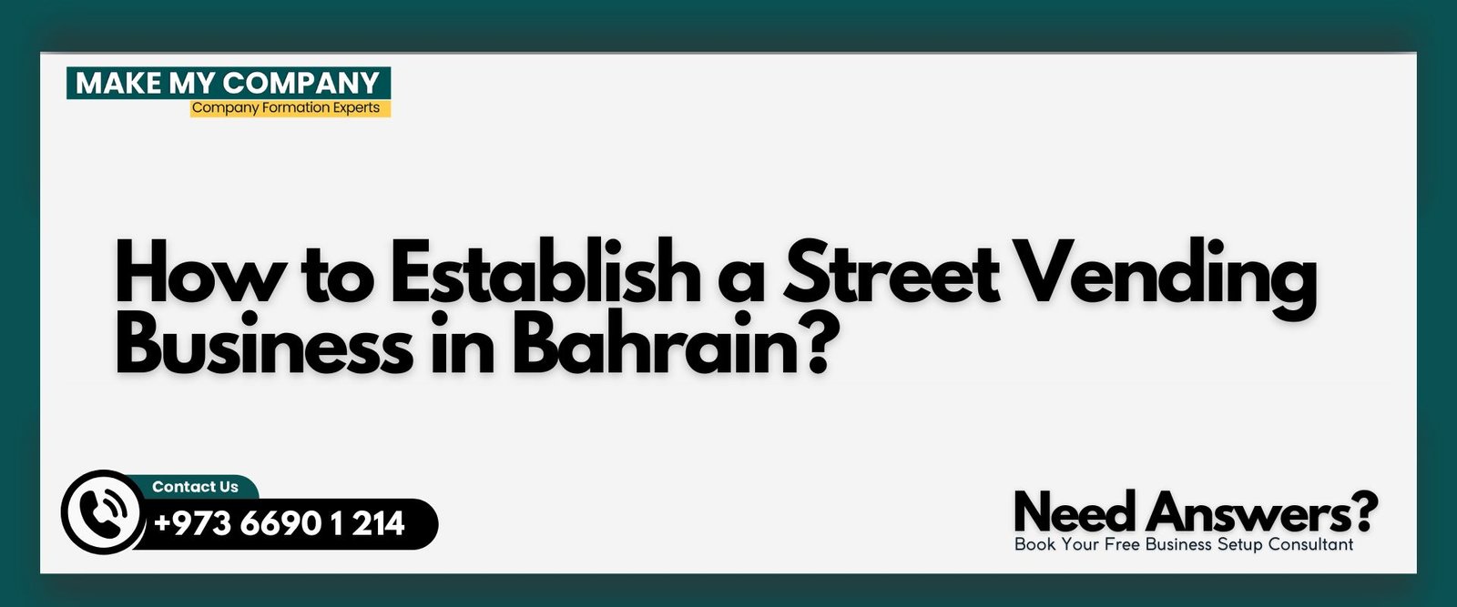 How to Establish a Street Vending Business in Bahrain?