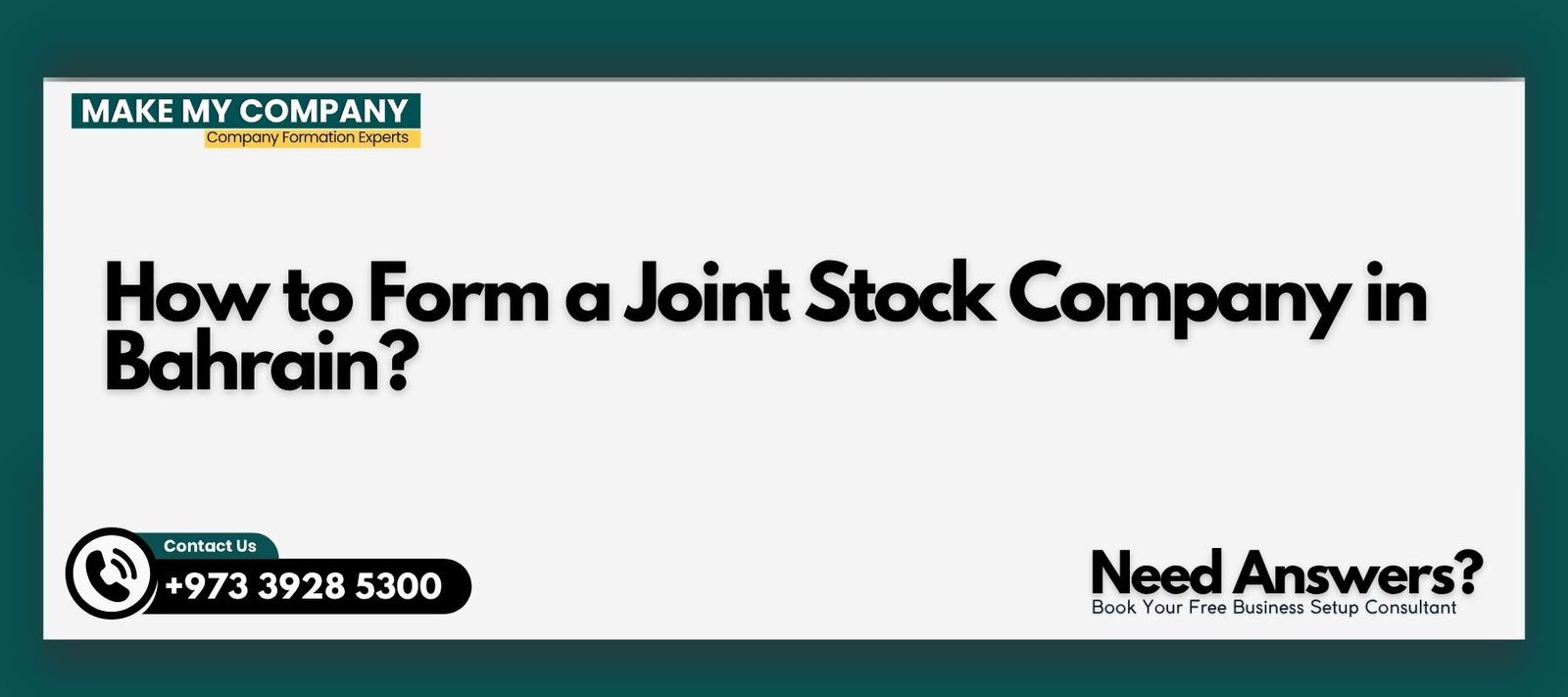 How to Form a Joint Stock Company in Bahrain How to Form a Joint Stock Company in Bahrain?