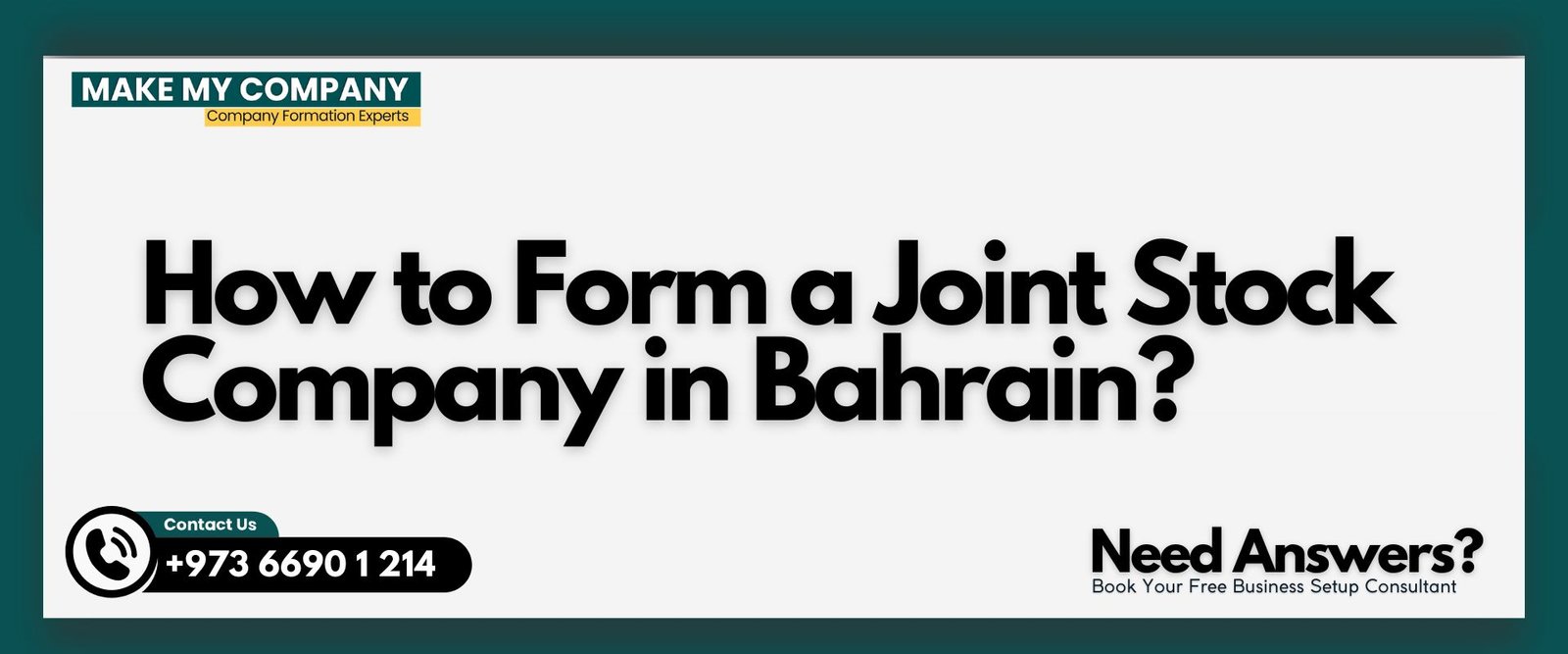 How to Form a Joint Stock Company in Bahrain?