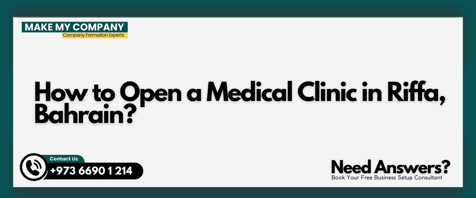 How to Open a Medical Clinic in Riffa, Bahrain?