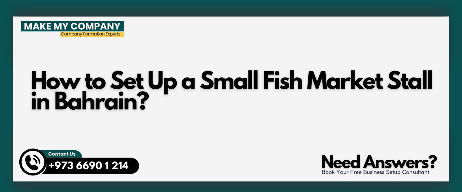 How to Set Up a Small Fish Market Stall in Bahrain How to Set Up a Small Fish Market Stall in Bahrain?