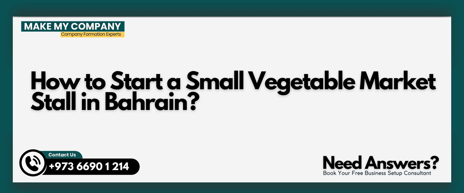 How to Start a Small Vegetable Market Stall in Bahrain How to Start a Small Vegetable Market Stall in Bahrain?
