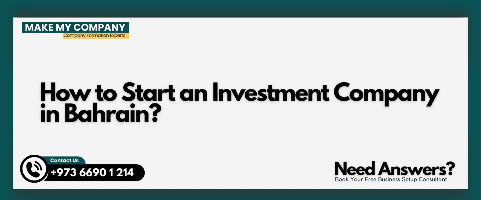 How to Start an Investment Company in Bahrain How to Start an Investment Company in Bahrain?