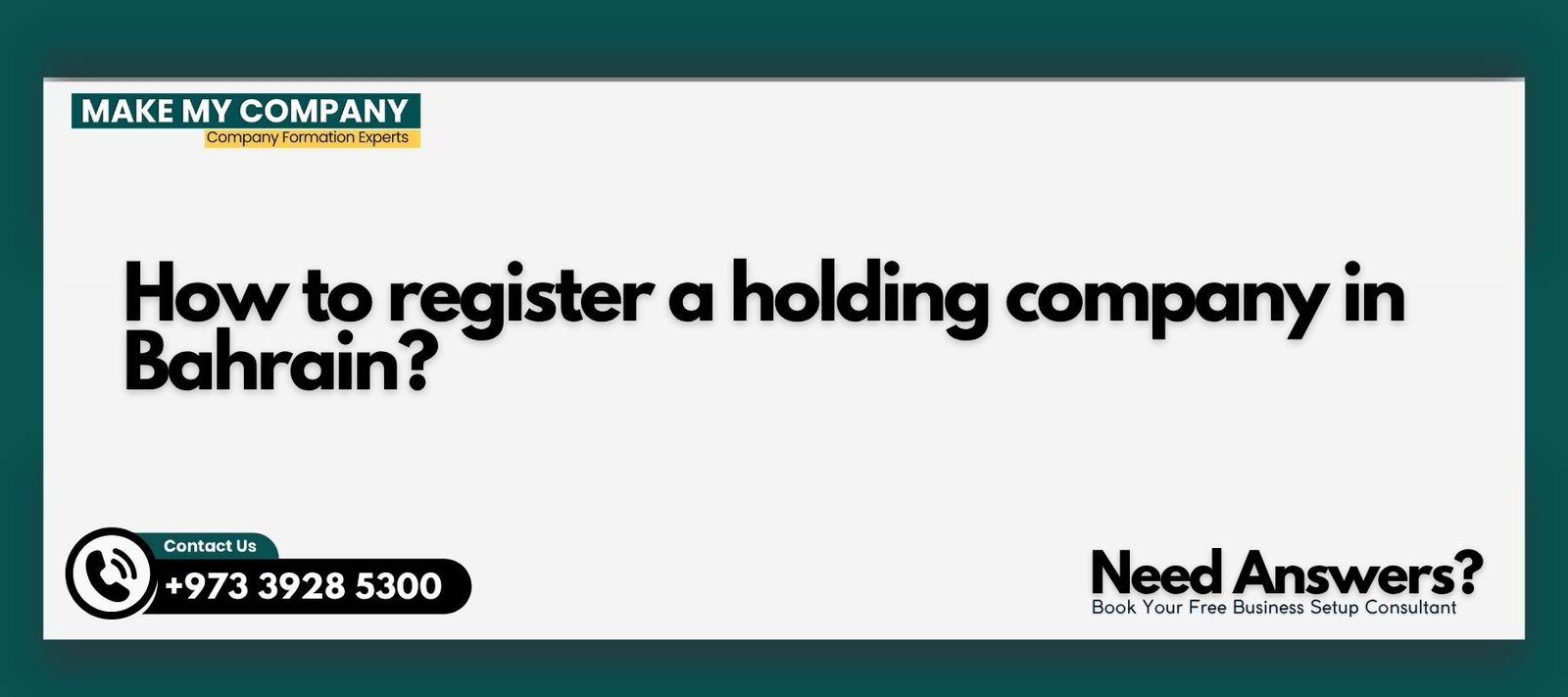 How to register a holding company in Bahrain How to register a holding company in Bahrain?