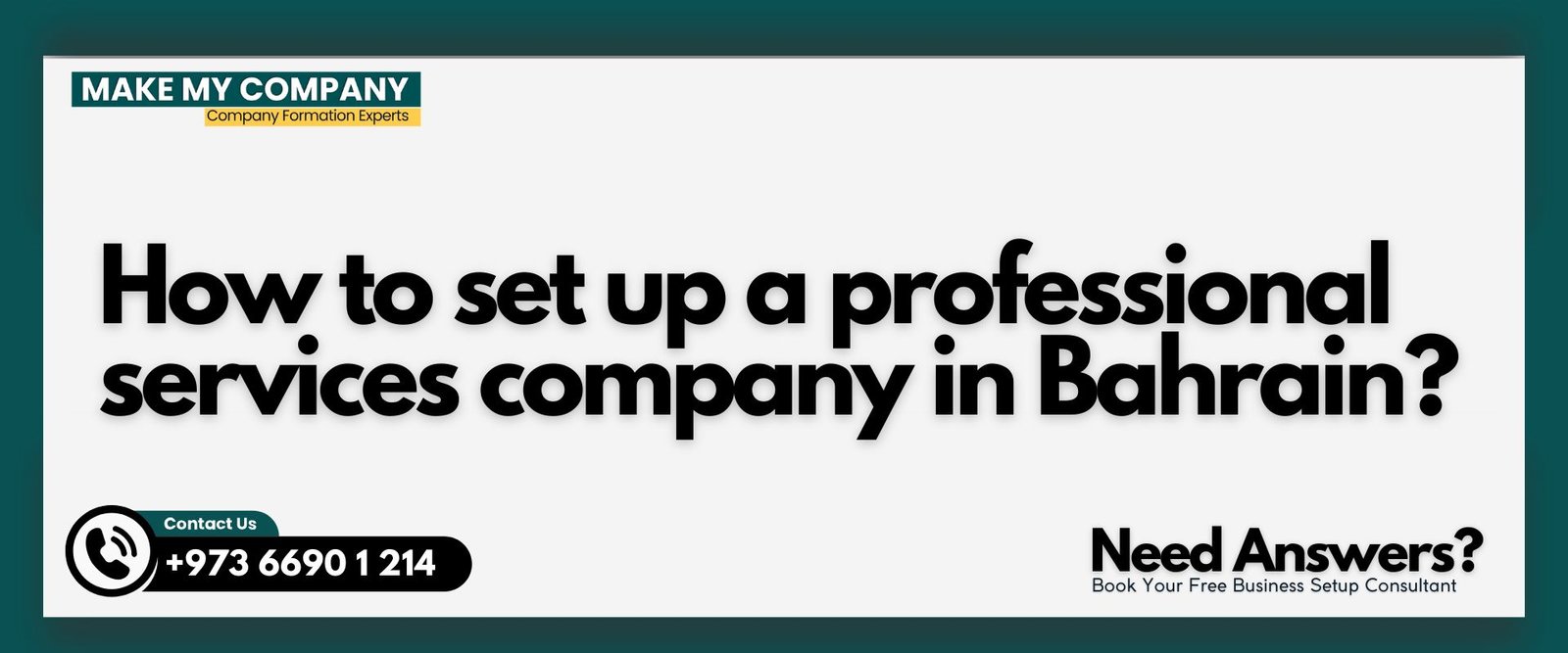 How to set up a professional services company in Bahrain How to set up a professional services company in Bahrain?