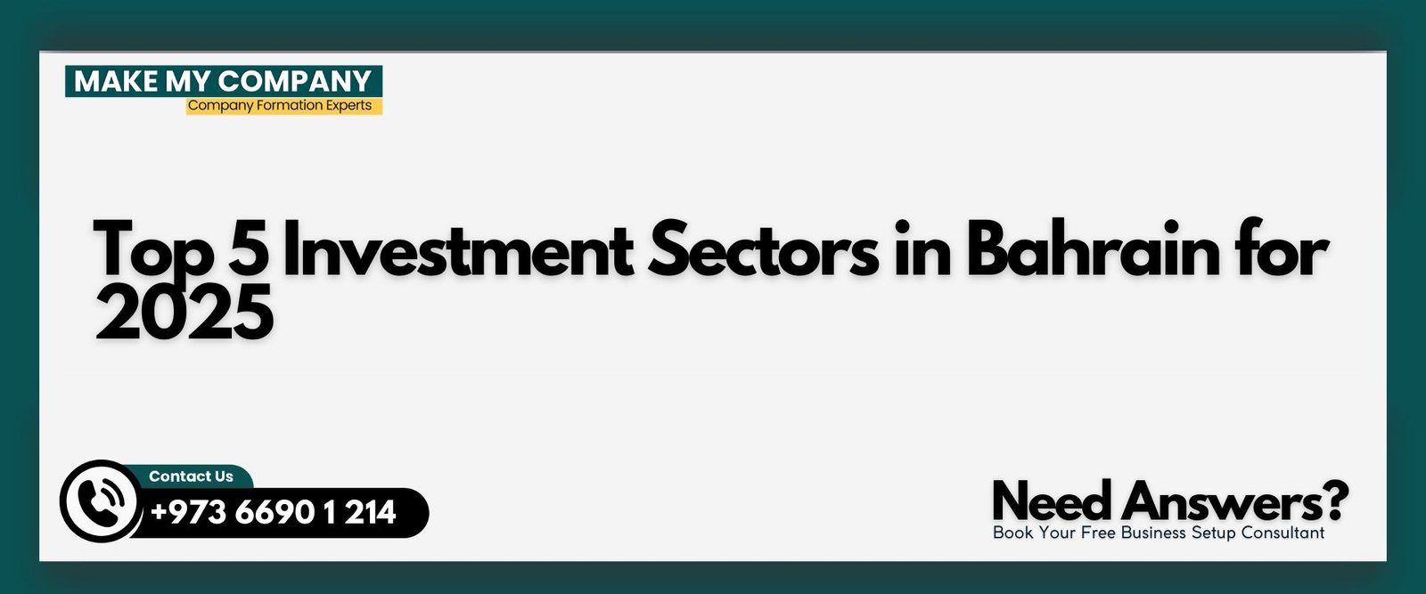 Top 5 Investment Sectors in Bahrain for 2025 Top 5 Investment Sectors in Bahrain for 2025
