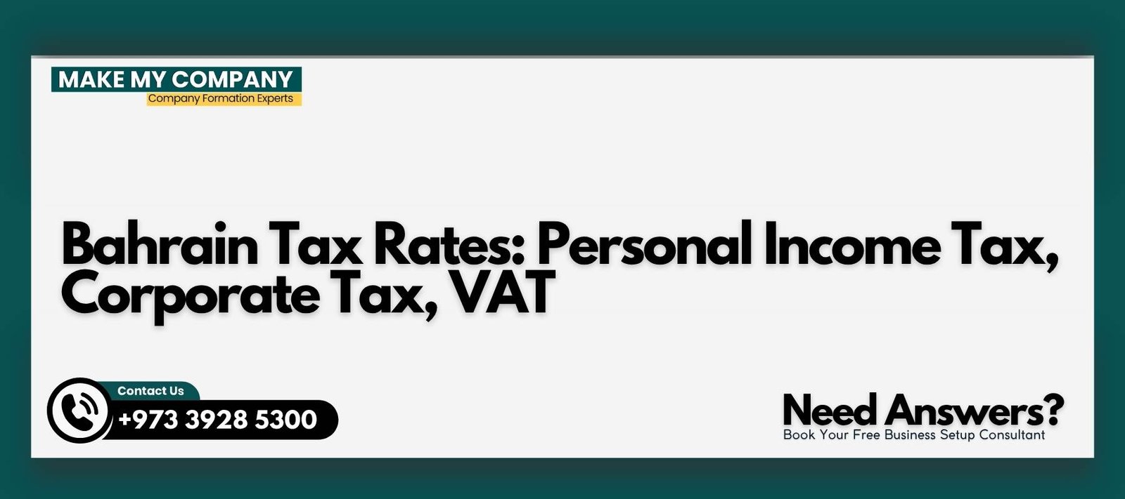 Bahrain Tax Rates 2026 Personal Income Tax, Corporate Tax, VAT Bahrain Tax Rates: Personal Income Tax, Corporate Tax, VAT