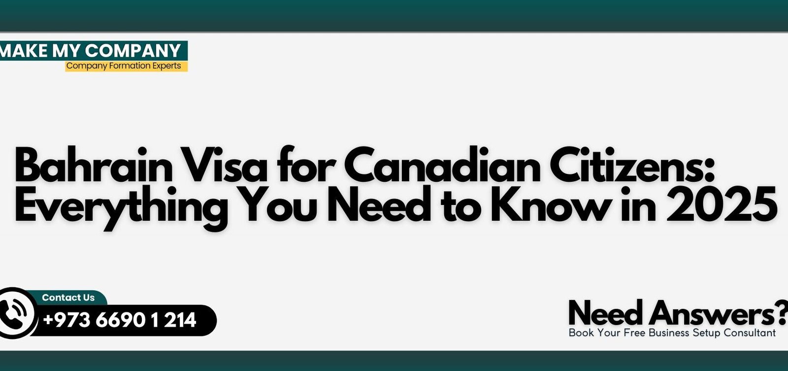 Bahrain Visa for Canadian Citizens Bahrain Visa for Canadian Citizens