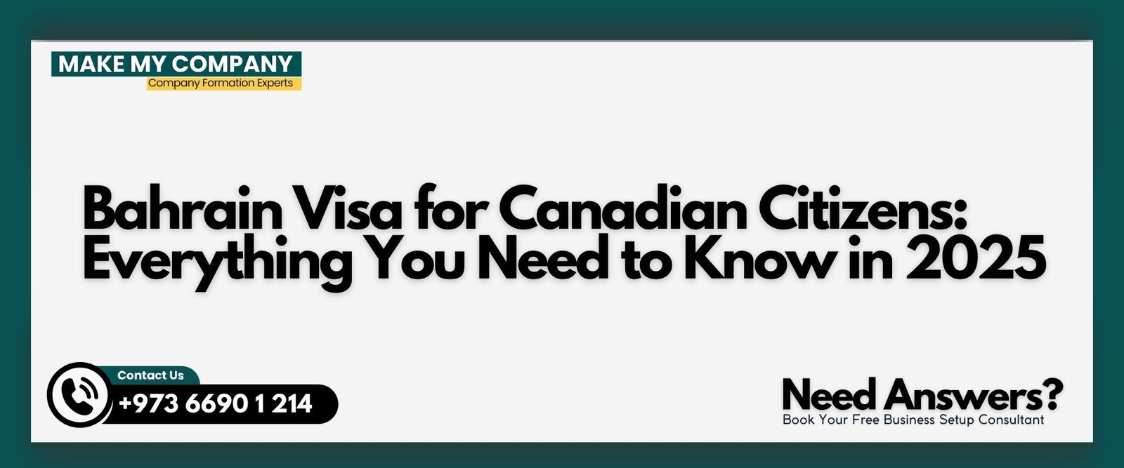 Bahrain Visa for Canadian Citizens
