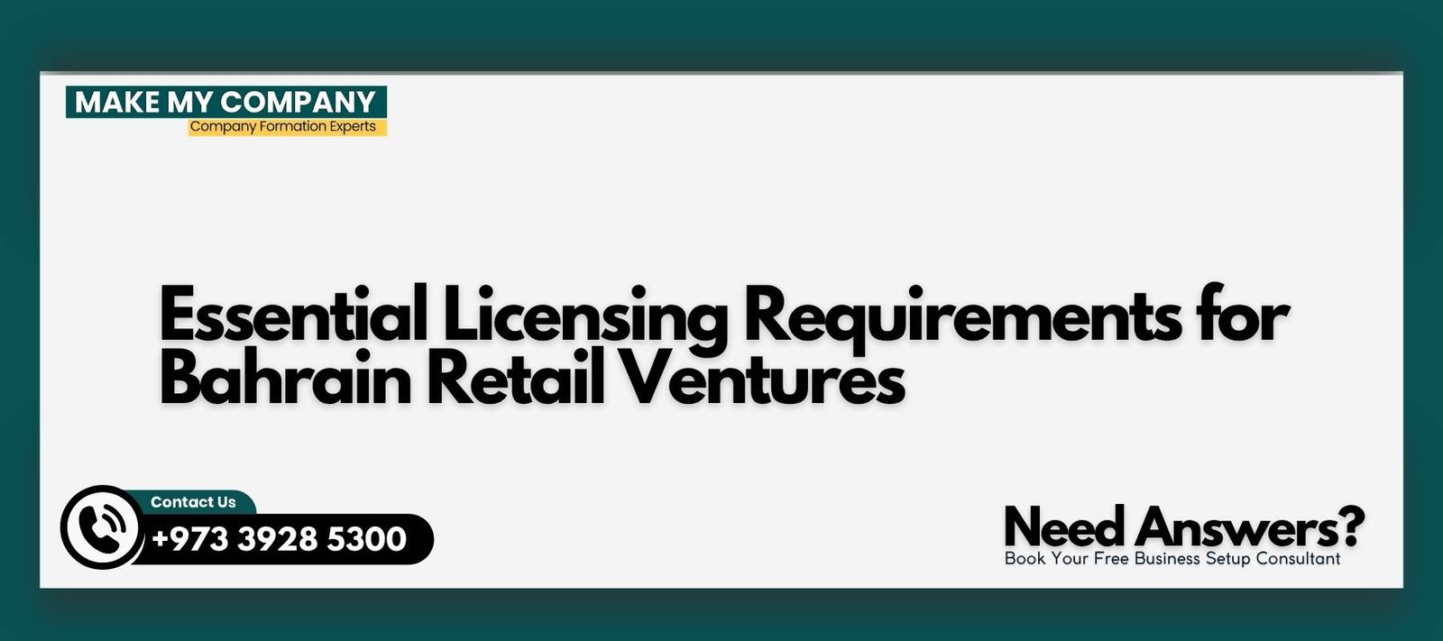 Essential Licensing Requirements for Bahrain Retail Ventures Essential Licensing Requirements for Bahrain Retail Ventures