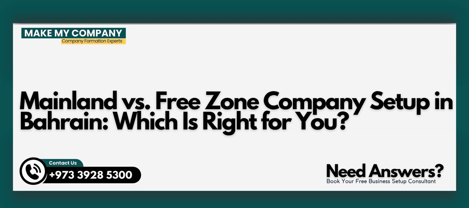 Mainland vs. Free Zone Company Setup in Bahrain Which Is Right for You Mainland vs. Free Zone Company Setup in Bahrain: Which Is Right for You?