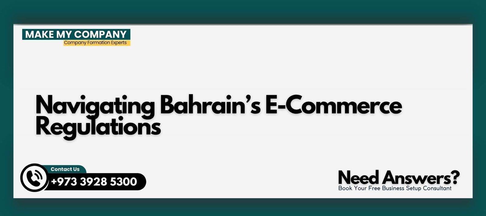Navigating Bahrain’s E-Commerce Regulations Navigating Bahrain’s E-Commerce Regulations