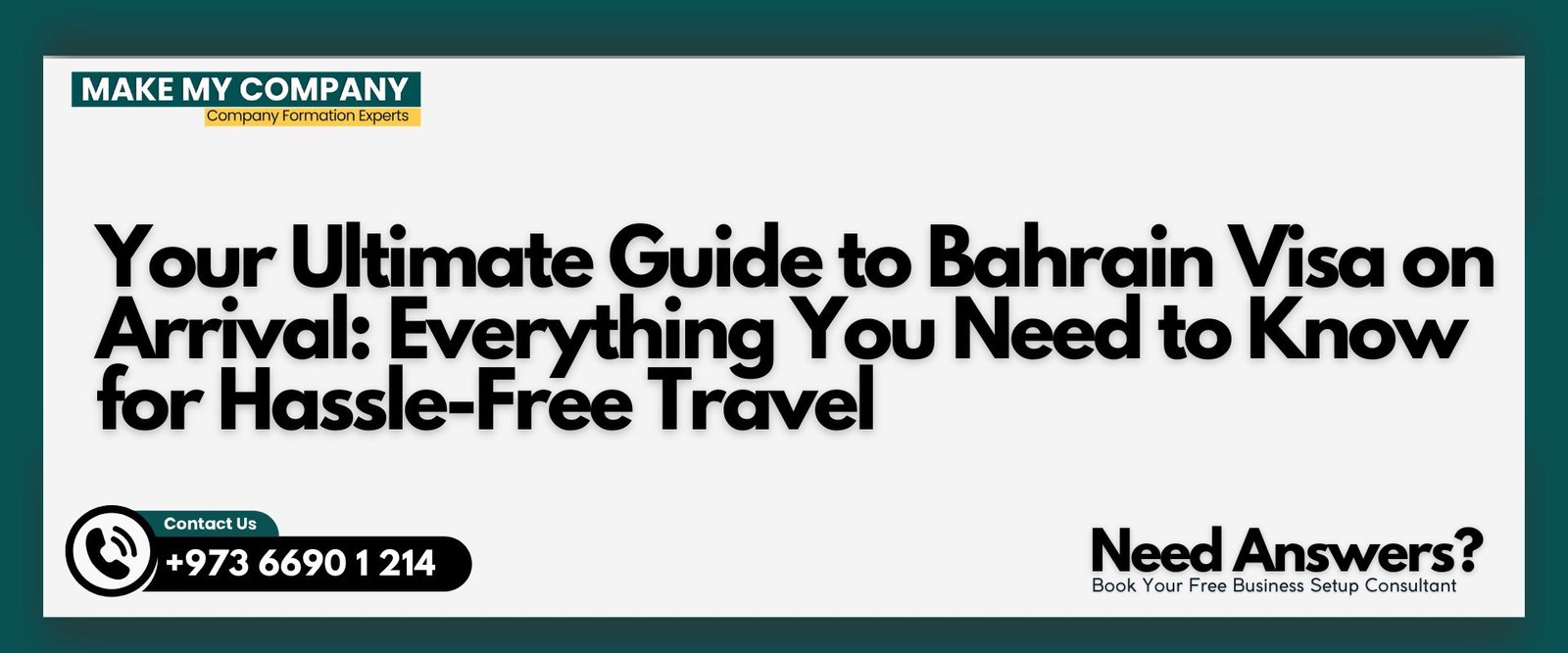 Your Ultimate Guide to Bahrain Visa on Arrival Bahrain Visa on Arrival