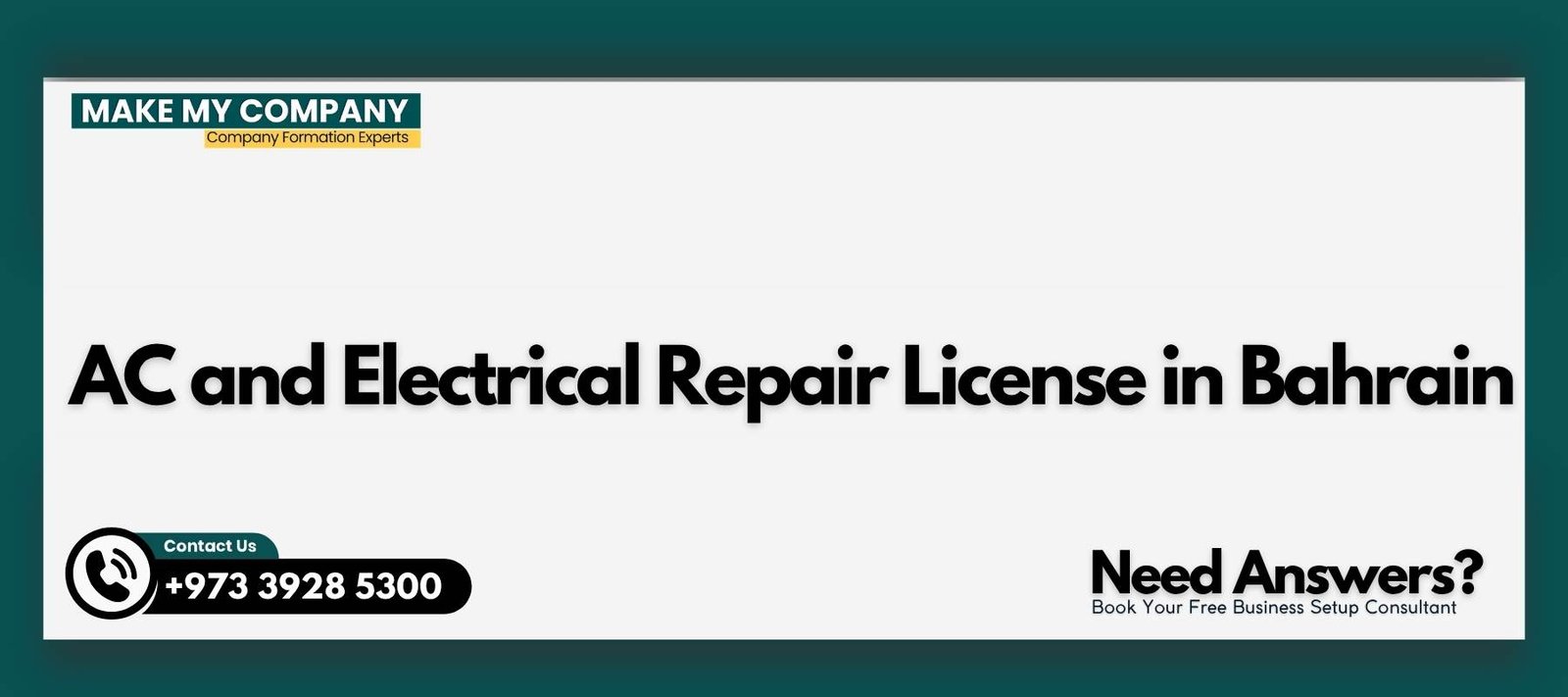 AC and Electrical Repair License in Bahrain AC and Electrical Repair License in Bahrain