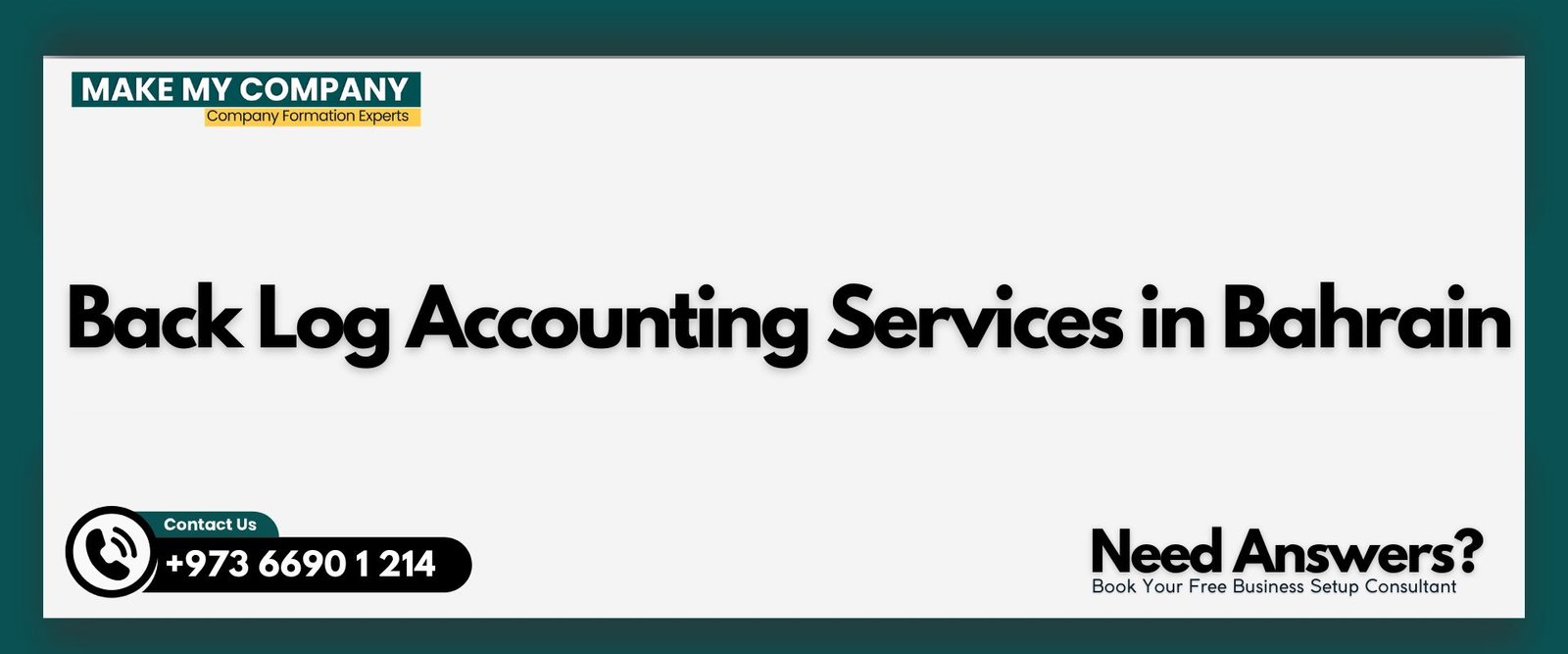 Back Log Accounting Services in Bahrain