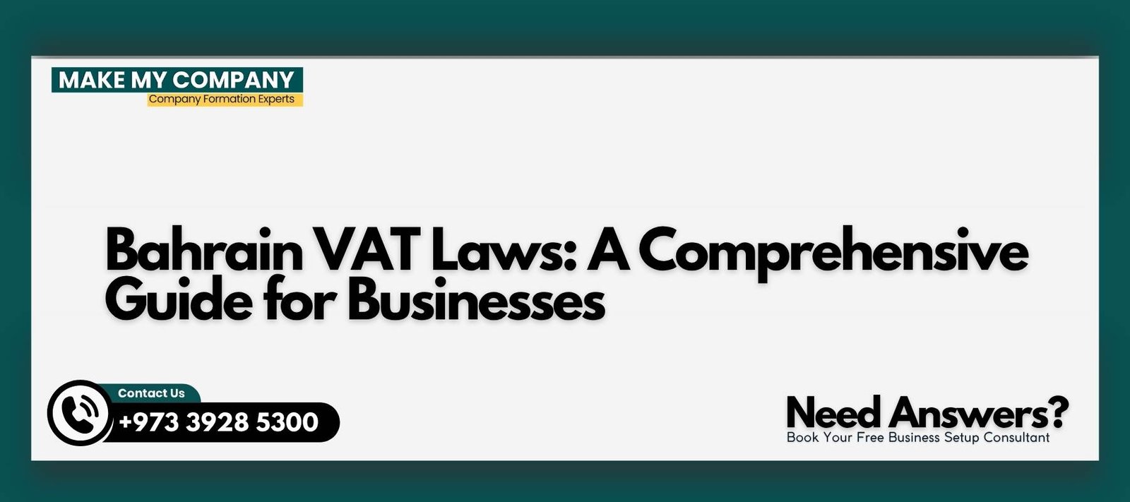 Bahrain VAT Laws A Comprehensive Guide for Businesses Bahrain VAT Laws: A Comprehensive Guide for Businesses