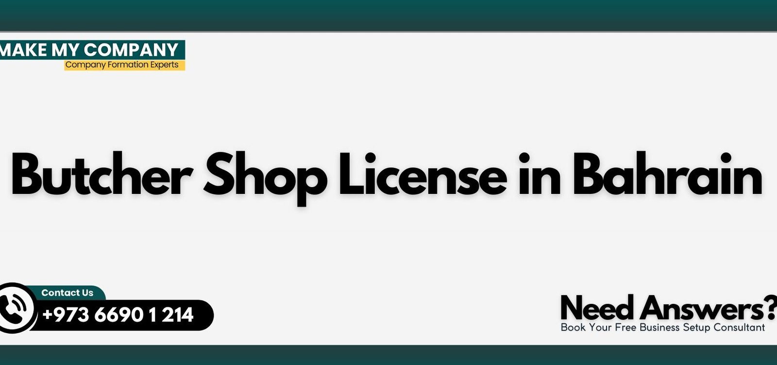 Butcher Shop License in Bahrain