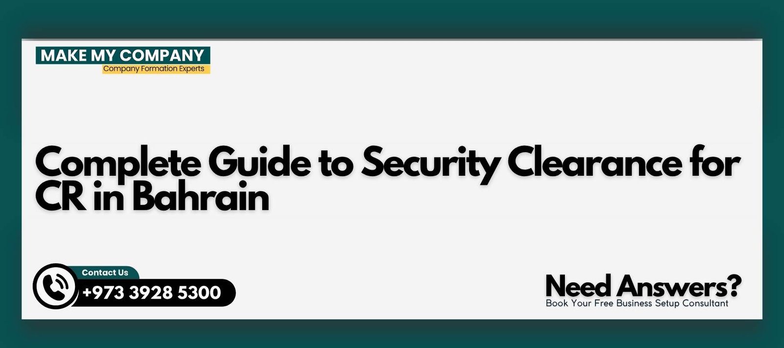 Complete Guide to Security Clearance for CR in Bahrain