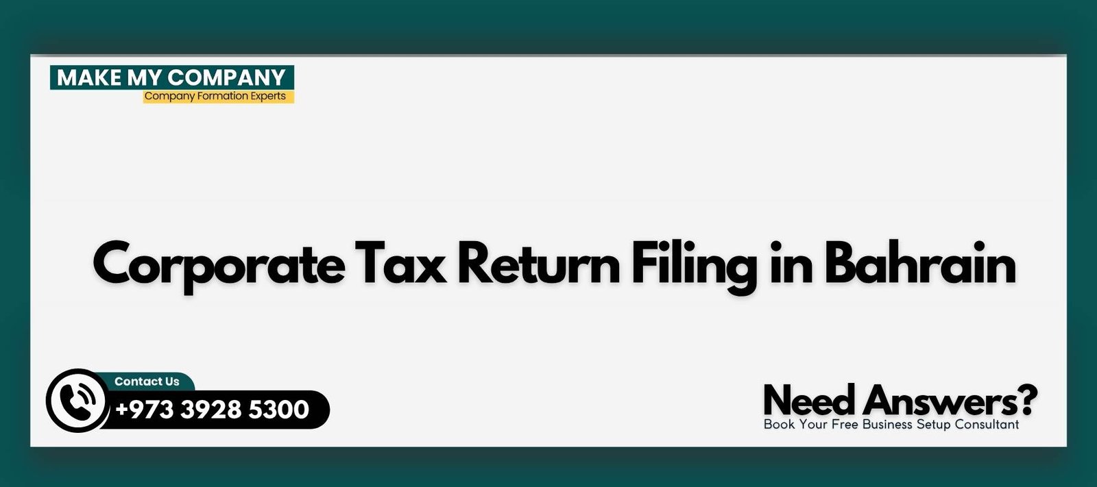 Corporate Tax Return Filing in Bahrain Corporate Tax Return Filing in Bahrain